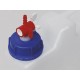 Venting valve in screw cap 