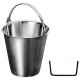 BUCKET HANDLE SMOOTH BOTTOM 6 LTR 