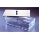 TRAY FOR INSTRUMENTS OF GLASS, 12X6X4CM 