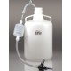 Siphon with stopcok, LDPE/PVC, 100 cm, 9 l/min 