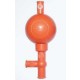 PIPETTE FILLER STANDARD RED RUBBER 