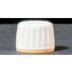 Stopper with screw-off ring white / yellow
