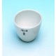 Porcelain crucibles,low form,cap. 29ml diam. 50 mm,height 32 mm 