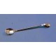 SPOON CHEM.DOUBLE,ROUND HANDLE,180MM 