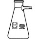DURAN FILTERING FLASK, 100ML, NECK I.D. 24MM, GLASS HOSE CONNECTION 