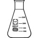 DURAN ERLENMEYER FLASK, 100ML, GRADUATED, NARROW MOUTH, NECK O.D. 22MM (Pack  10 ea) 
