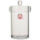 SIGMA-ALDRICH TLC DEVELOPING TANK, GLASS , WITH LID, 65MM O.D. X 105MM HIGH glass tank, O.D. x H 6.5 cm x 10.5 cm,