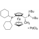 (R)-1-[(S<i/P>)-2-(Dicyclohexylphosphino)ferrocenyl]ethyldi-tert-butylphosphine palladium(II) dichloride >=97%,