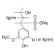 LIGNOSULFONIC ACID, SODIUM SALT, SUGARED average Mw ~54.000, average Mn ~6.000,