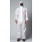 OVERALL W/ HOOD MONOTEX WHITE S. L