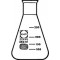 DURAN ERLENMEYER FLASK, 500ML, GRADUATED, NARROW MOUTH, NECK O.D. 34MM (Pack  10 ea)