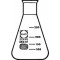 DURAN ERLENMEYER FLASK, 3000ML, GRADUATE D, NARROW MOUTH, NECK O.D. 50MM