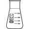 DURAN ERLENMEYER FLASK, 25ML, GRADUATED,  WIDE NECK, NECK O.D. 31MM