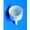 COORS BUCHNER FUNNEL, 186MM DIAM. FIXED PERFORATED PLATE, 270MM H, PORCELAIN