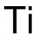 TITANIUM, SPUTTERING TARGET, DIAM. ? TH&