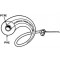 CHEM-FLEX 106 PVC/TFE TUBING, COLOR-CODE D WITH RED STRIPE, .106IN I.D.
