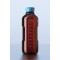 DURAN® YOUTILITY bottle, amber, graduated, GL 45, with Cyan screw-cap and pouring ring (PP)
